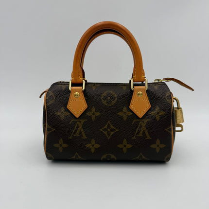Louis Vuitton Nano Speedy Monogram Handbag