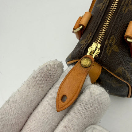 Louis Vuitton Nano Speedy Monogram Handbag