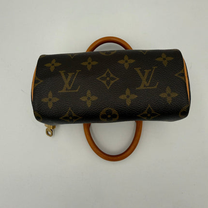 Louis Vuitton Nano Speedy Monogram Handbag