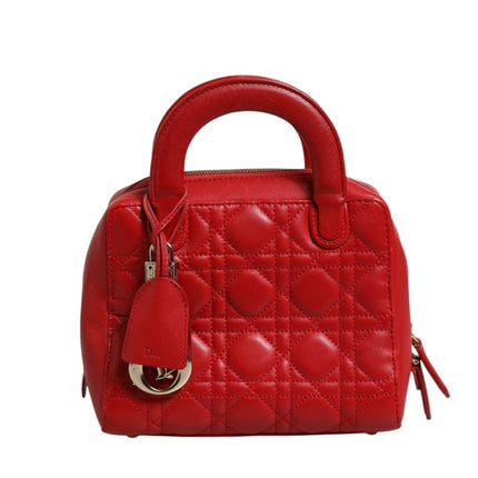 Christian Dior Small Dior Toujours Bag Black Macrocannage Calfskin