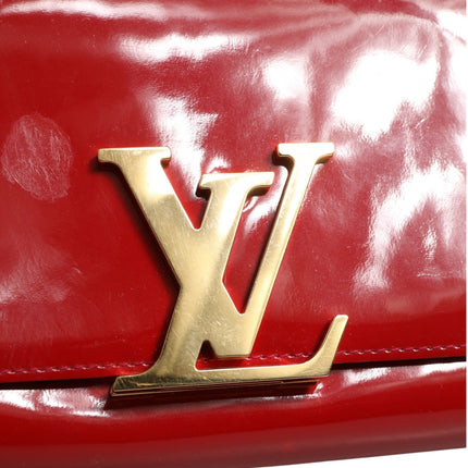 Louis Vuitton Louise PM Red Patent Leather Wallet On Chain