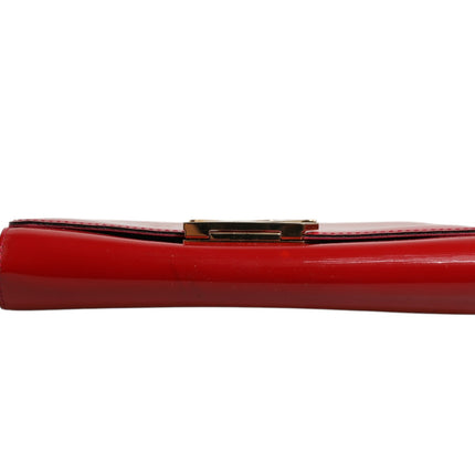 Louis Vuitton Louise PM Red Patent Leather Wallet On Chain