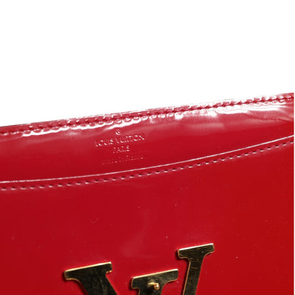 Louis Vuitton Louise PM Red Patent Leather Wallet On Chain