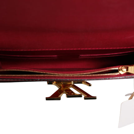 Louis Vuitton Louise PM Red Patent Leather Wallet On Chain