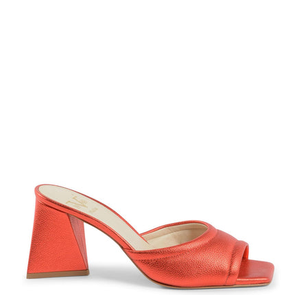 19V69 Italia Multicolor Leather Platform Sandals