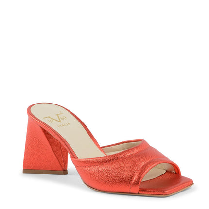 19V69 Italia Multicolor Leather Platform Sandals