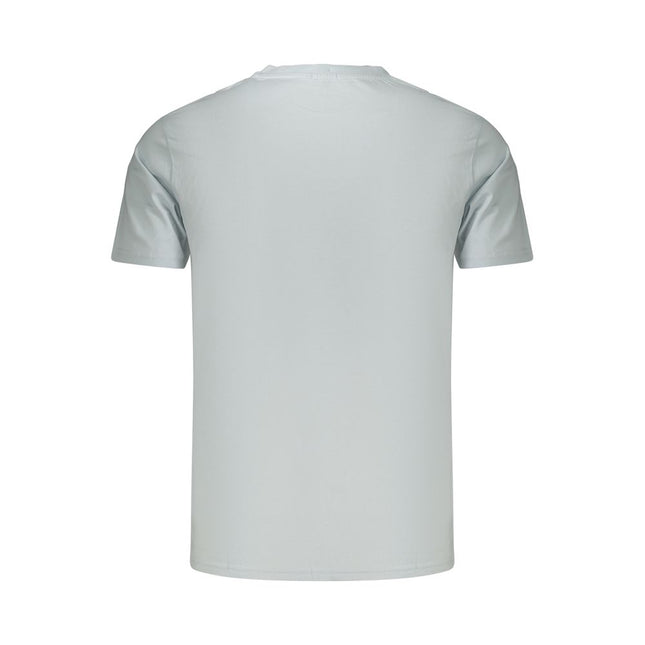 Rifle Light Blue Cotton Men's T-Shirt