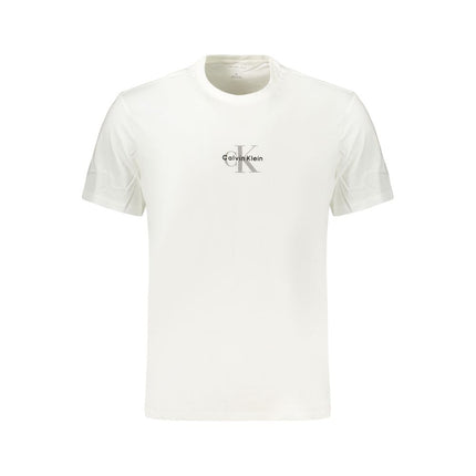 Calvin Klein White Cotton Men's T-Shirt
