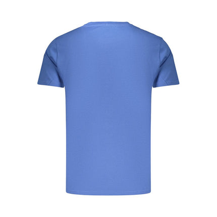 Rifle Blue Cotton Mens T-Shirt