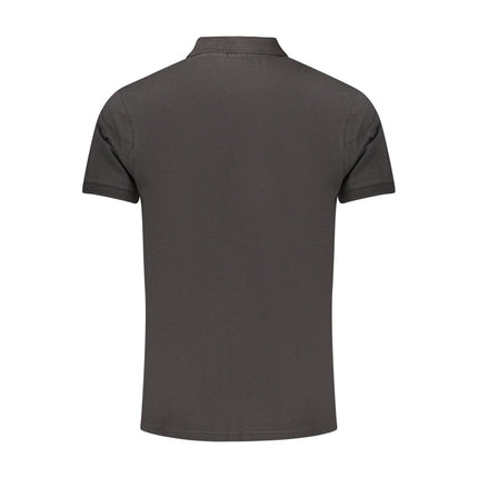 Rifle Black Cotton Men's Polo Shirt