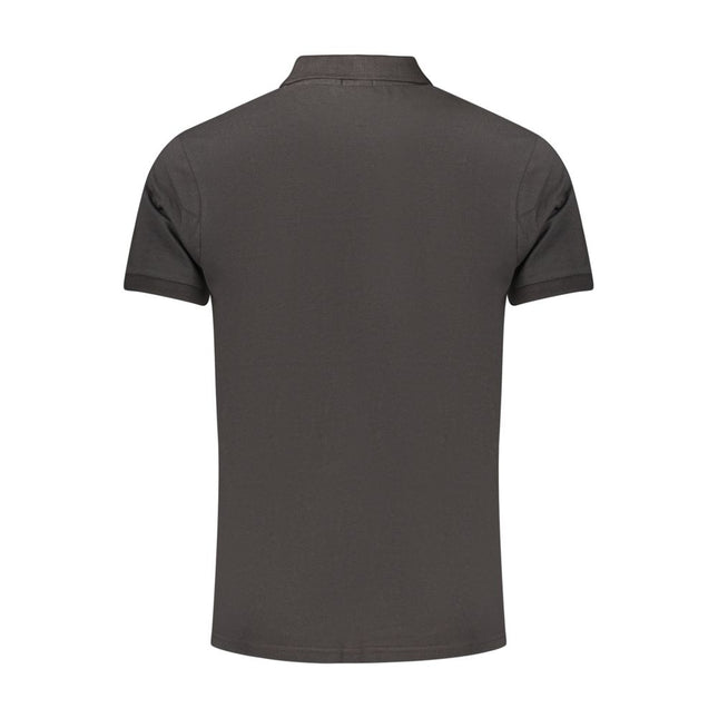 Rifle Black Cotton Men's Polo Shirt