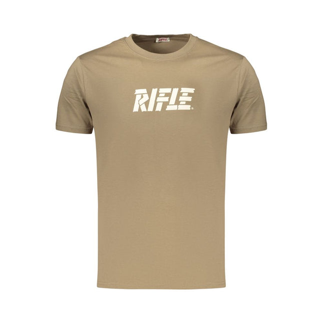 Rifle Brown Cotton Men's T-Shirt