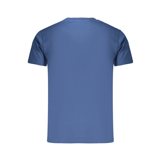 Rifle Blue Cotton Men's T-Shirt