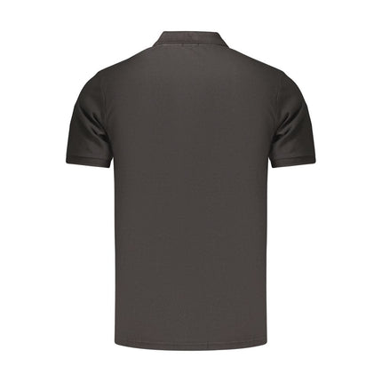 Rifle Black Cotton Men's Polo