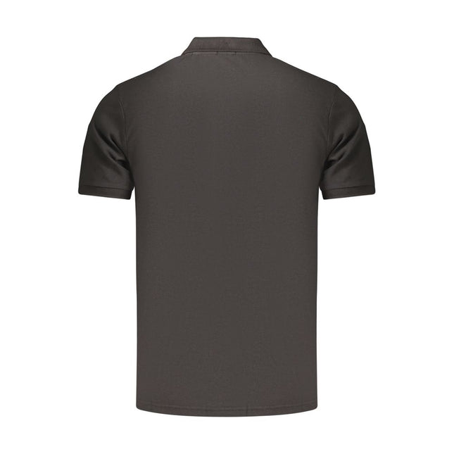 Rifle Black Cotton Men's Polo