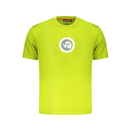 Napapijri Green Cotton Men's T-Shirt