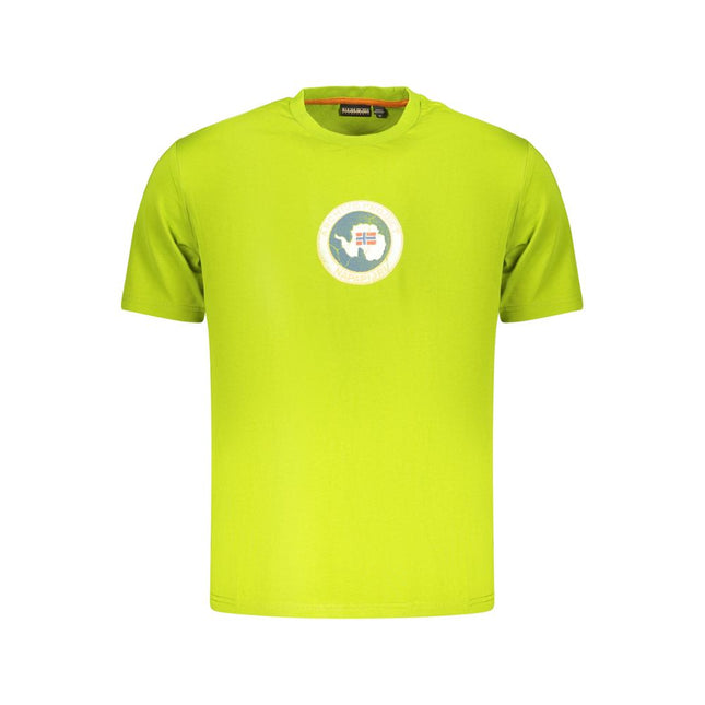 Napapijri Green Cotton Men's T-Shirt