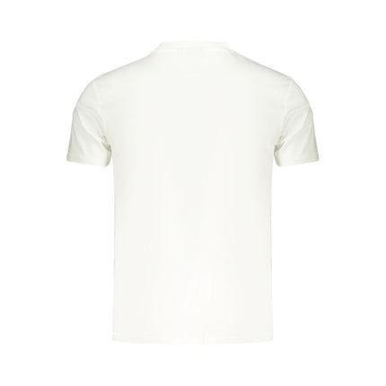 Napapijri White Cotton Mens T-Shirt