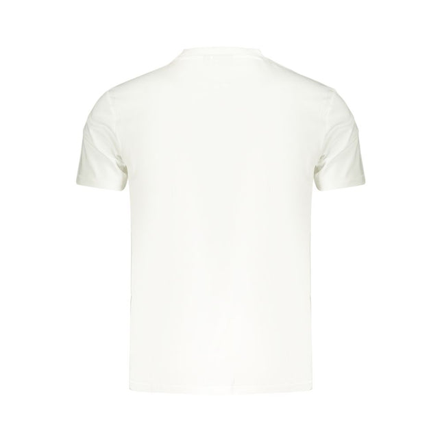 Napapijri White Cotton Mens T-Shirt