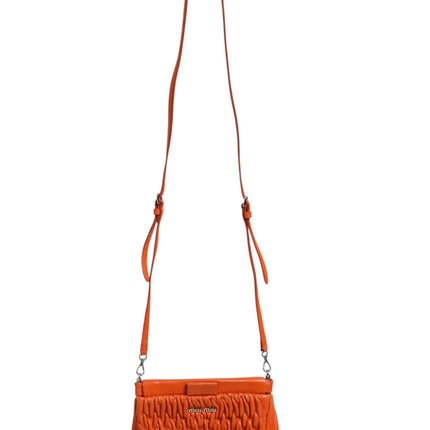 Miu Miu Orange crystal crossbodybag