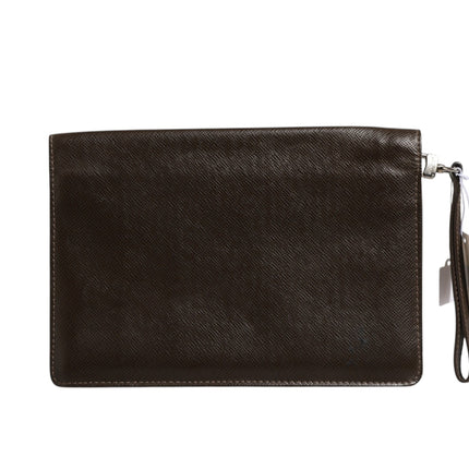 Louis Vuitton Belaia Clutch Taiga Leather
