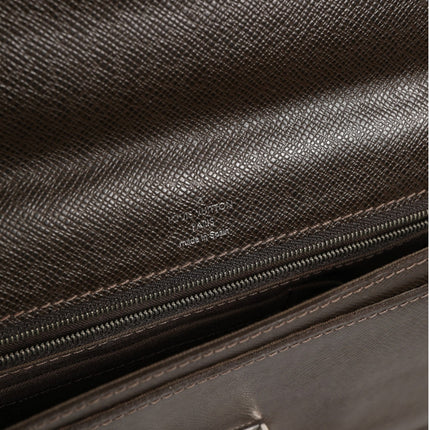 Louis Vuitton Belaia Clutch Taiga Leather