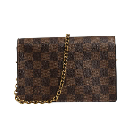 Louis Vuitton Damier Ebene Vavin Chain Wallet