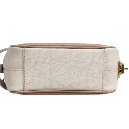 Prada Clay Gray Small Leather Shoulder Bag