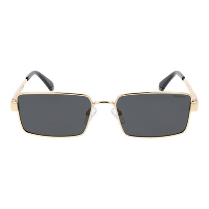 Polaroid Gold Metal Sunglasses