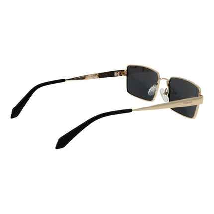 Polaroid Gold Metal Sunglasses