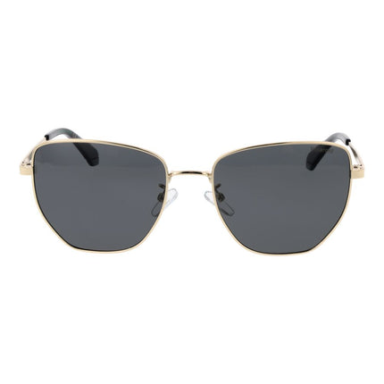 Polaroid Gold Metal Sunglasses