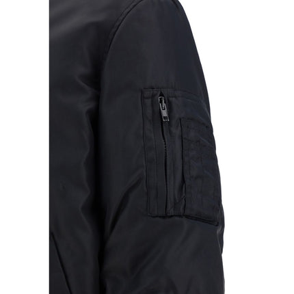 Moschino Black Polyamide Bomber