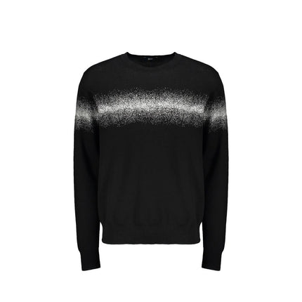 Herno Black Cotton Sweatshirt