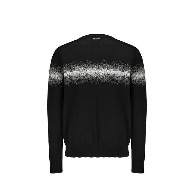 Herno Black Cotton Sweatshirt