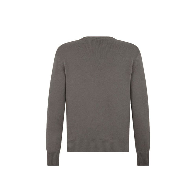 Herno Gray Cashmere Sweater