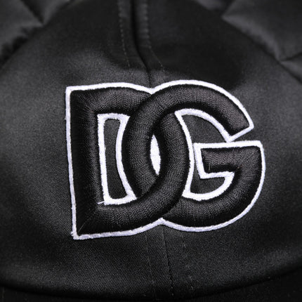 Dolce & Gabbana Men Black Velvet Animal Ears Baseball Cap Hat