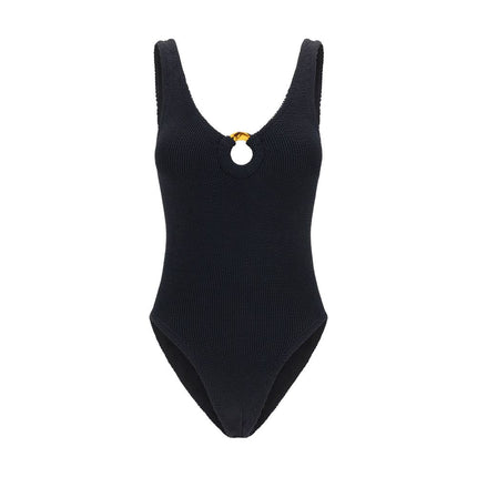 Hunza G Black Polyamide One-Piece Swimsuit