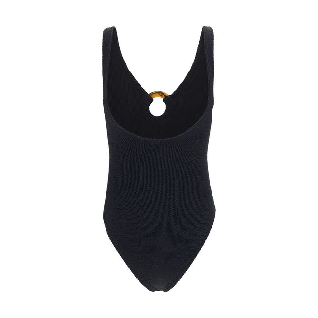 Hunza G Black Polyamide One-Piece Swimsuit