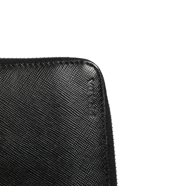 Prada Baltico Saffiano Leather Zip Travel Wallet