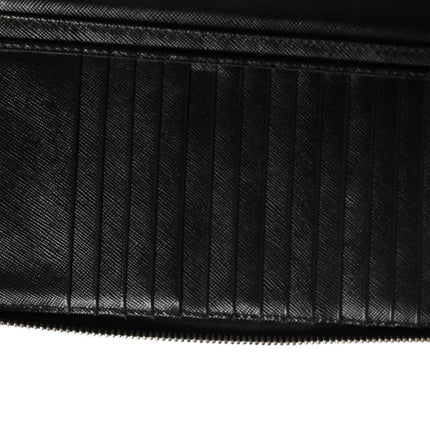 Prada Baltico Saffiano Leather Zip Travel Wallet