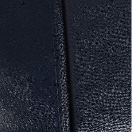 Prada Navy Oliver Embossed Leather Zip-Around Wallet
