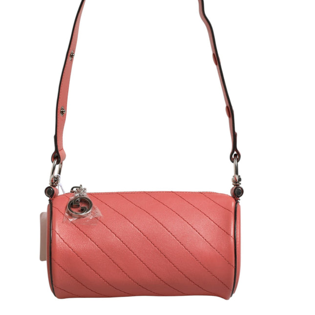 Gucci Blondie Mini Shoulder Bag Pink Leather
