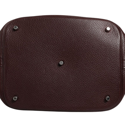 Hermès Picotin Taurillon Clemence Chocolate Handbag