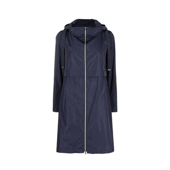 Herno Blue Polyester Coat