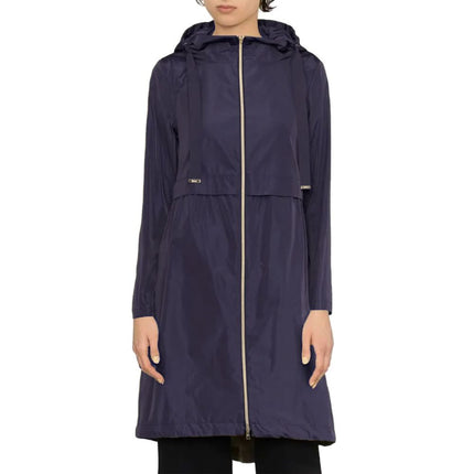 Herno Blue Polyester Coat