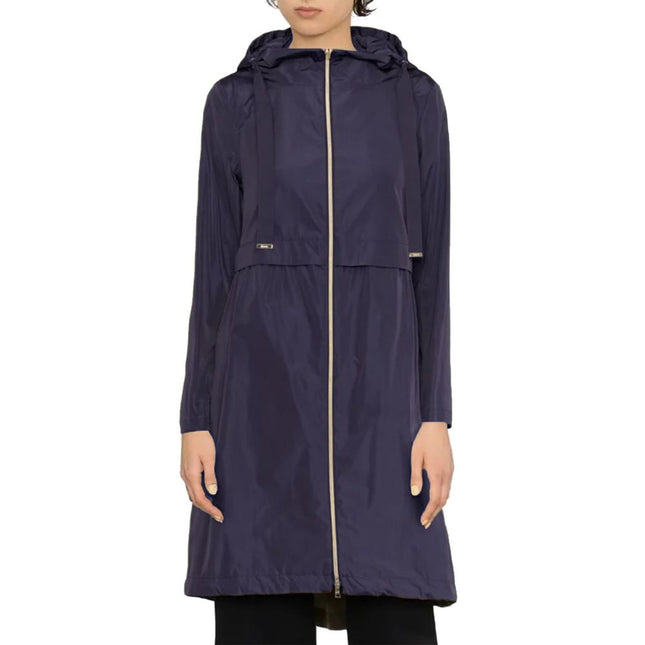 Herno Blue Polyester Coat