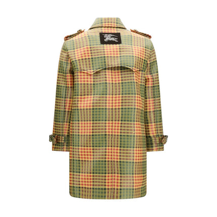 Burberry Multicolor Polyester Trench Coat
