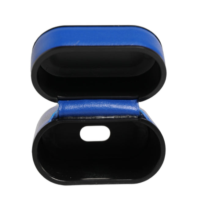 Dolce & Gabbana Case Blue Calf Leather Logo Flip Holder Strap Airpods