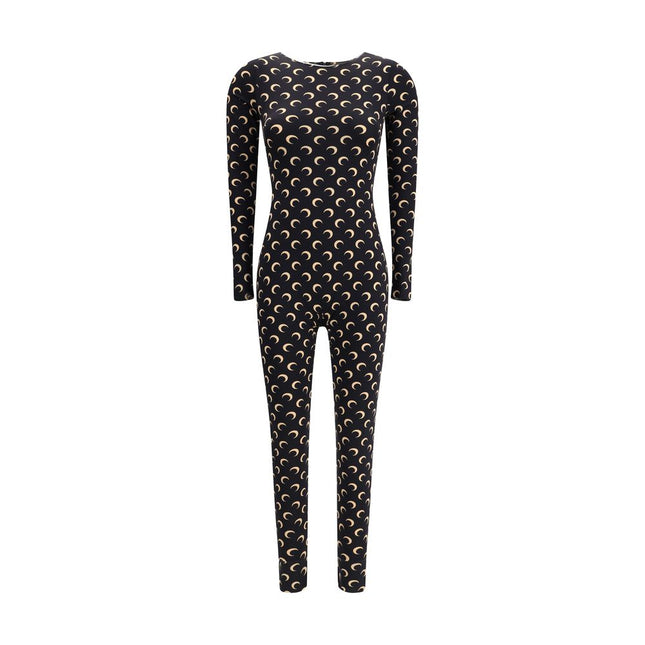 Marine Serre Brown Polyamide Jumpsuit