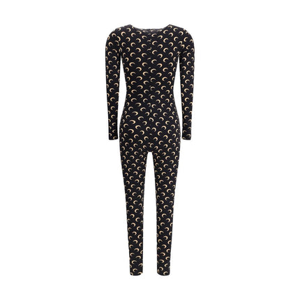 Marine Serre Brown Polyamide Jumpsuit